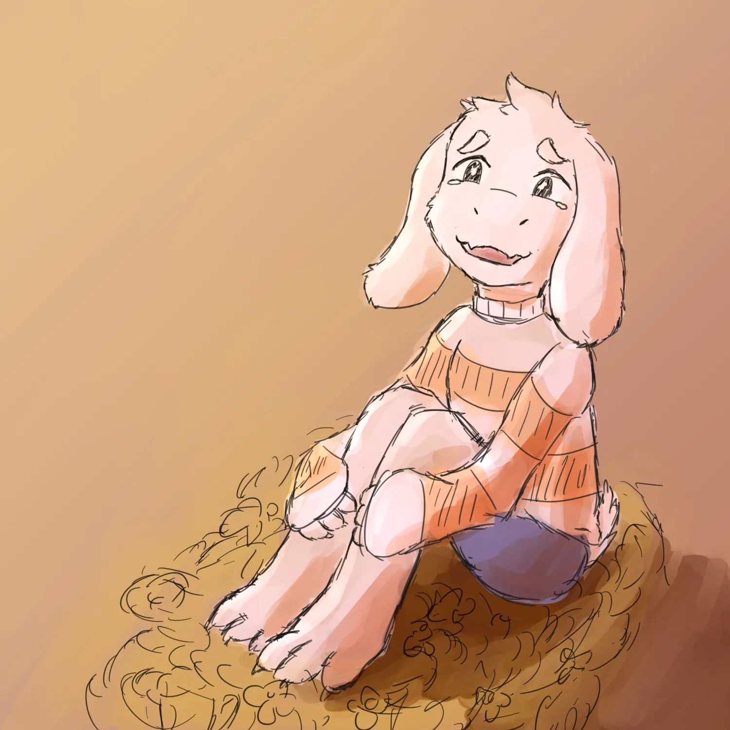 AsrielHappyCry