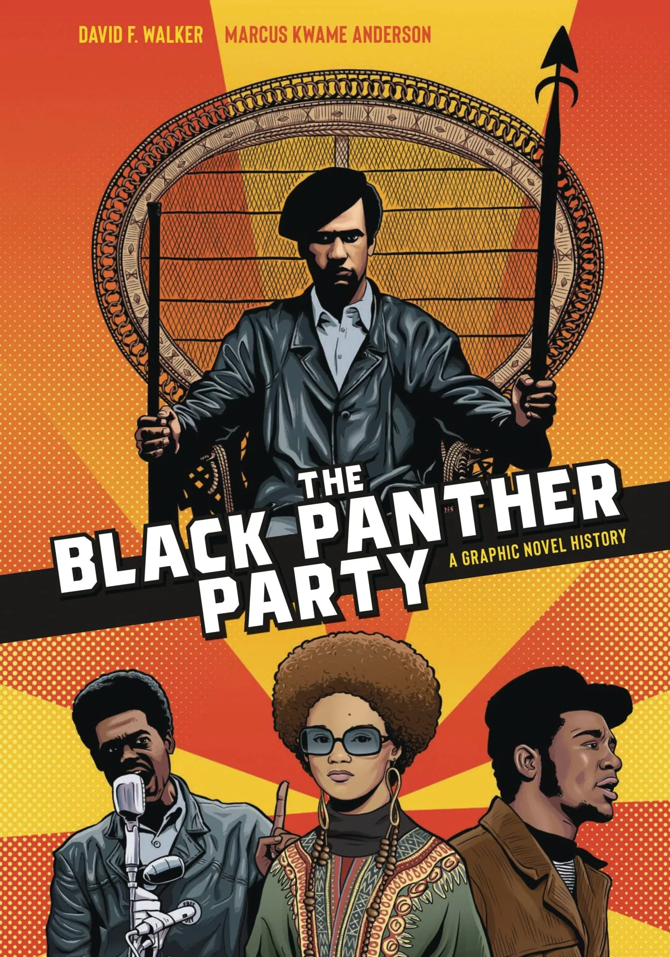 The Black Panther Party - A Graphic Novel History Book Cover Art