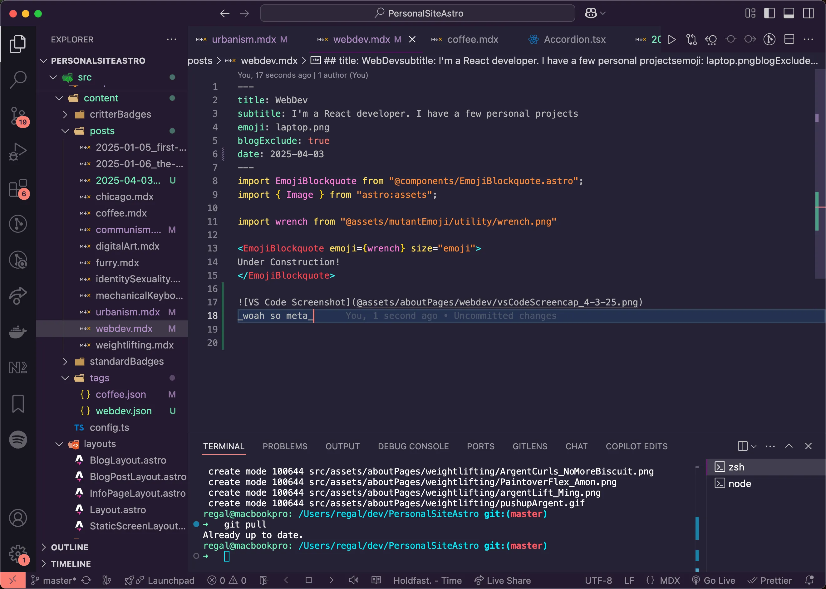 VS Code Screenshot